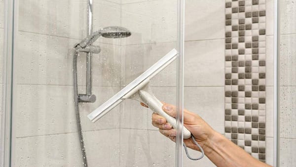 Come eliminare il calcare sul vetro della doccia